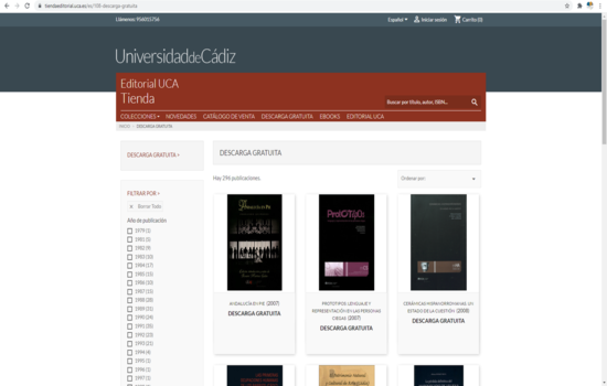 IMG El Vicerrectorado de Cultura, a través de la Editorial UCA, apuesta por el Acceso Abierto: libros para descarga gratu...