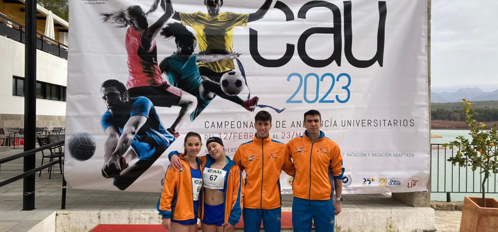 Cuatro atletas UCA participaron en el Campeonato de Andalucía Universitario de Campo a Través.