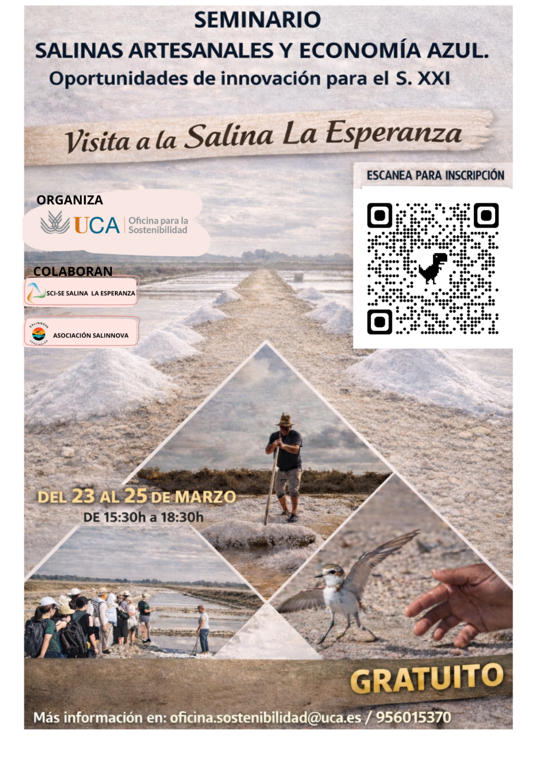 Seminario “Salinas artesanales y Economía azul. Innovación para el siglo XXI” ¿Te apuntas?