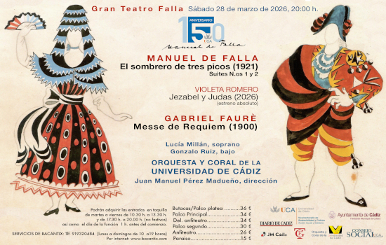 IMG La Orquesta y Coral de la Universidad de Cádiz ofrecen su tradicional Concierto de Semana Santa el 28 de marzo en el ...