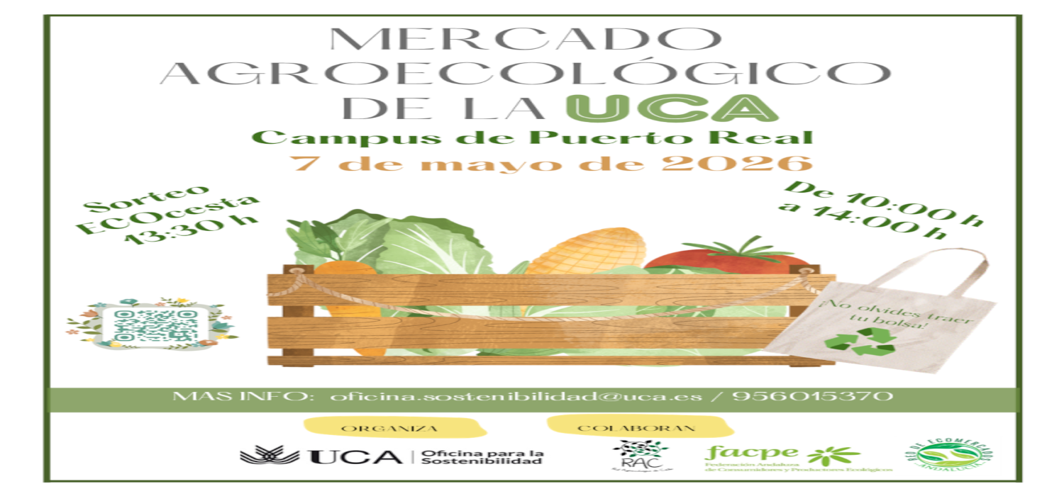 Vuelve el Mercado Agroecológico de la Universidad de Cádiz.