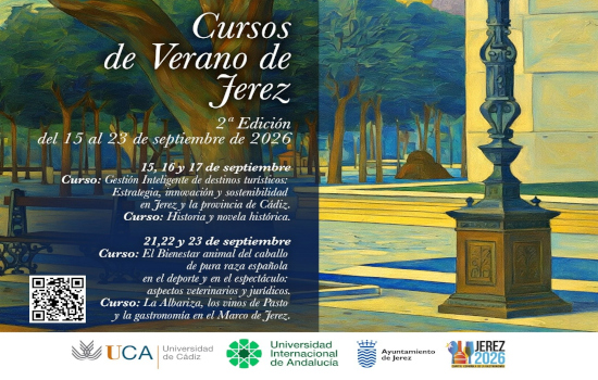 IMG La UCA impulsa junto a UNIA y Ayuntamiento de Jerez la segunda edición de los Cursos Universitarios de Verano de Jere...