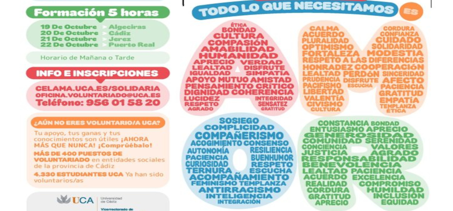 Curso de introducción al voluntariado -Cádiz-