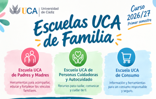 IMG La Oficina de Acción Social y Solidaria de la Universidad de Cádiz presenta la programación de las Escuelas UCA de Fa...